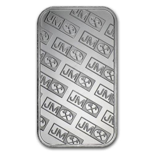 1 Troy Ounce - Zilver .999 - 1 oz Johnson Matthey (Zonder, Postzegels en Munten, Edelmetalen en Baren
