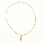 Collier avec pendentif - 18 carats Or jaune Diamant