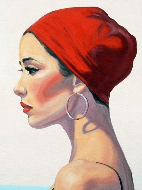Christophe Gastaldi - Bain de soleil - XL, Antiek en Kunst, Kunst | Schilderijen | Modern