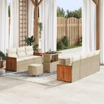 vidaXL Tuinbank Set 10 pcs Beige en Crème 90 x 55 x 71 cm, Tuin en Terras, Tuinsets en Loungesets, Verzenden, Nieuw