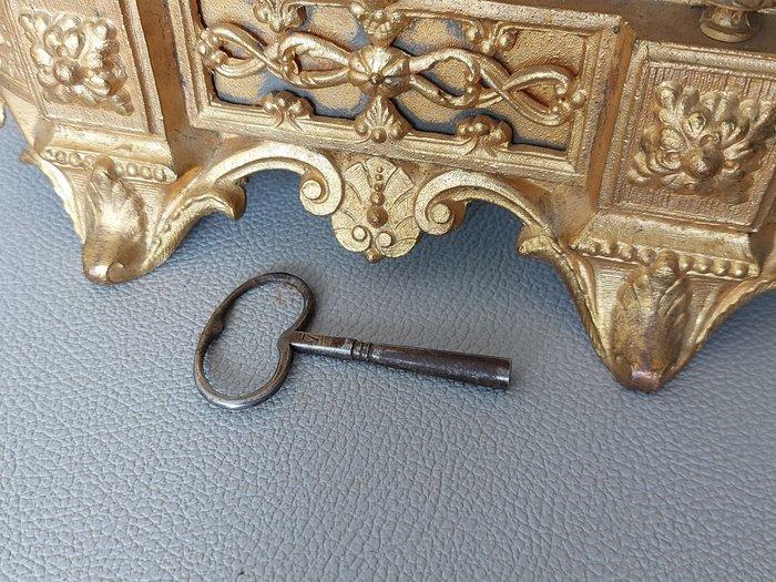 Klok - Zinklegering - 1850-1900, Antiek en Kunst, Antiek | Klokken