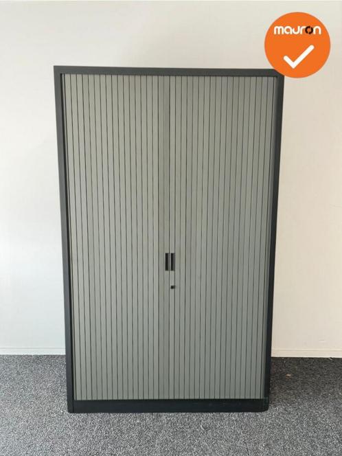 Roldeurkast - Basic - 195x120x45cm - Antracietgrijs met lich, Zakelijke goederen, Kantoor en Winkelinrichting | Kantoormeubilair en Inrichting