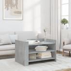 vidaXL Table basse gris béton 80x50x50 cm bois, Verzenden, Neuf