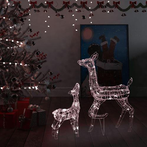 vidaXL Kerstversiering rendierfamilie 160 LEDs warmwit, Diversen, Kerst, Nieuw, Verzenden