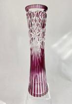 Saint Louis (attr.) - Vaas - Diamant patronen handgeslepen, Antiek en Kunst, Antiek | Glaswerk en Kristal