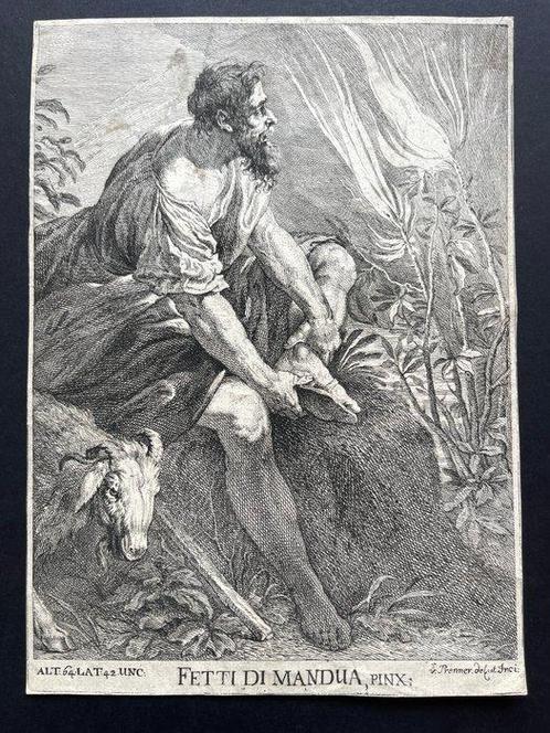 Anton Joseph von Prenner (1683-1761) - Mosè seduto accanto, Antiek en Kunst, Antiek | Overige Antiek