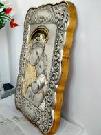 Sculpture, Madonna con Bambino - 40 cm - Argent 925
