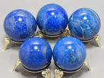 Lapis Lazuli Top Blauw Natuurlijke Steen Sferen - Hoogte: 55