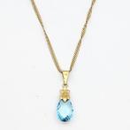 Ketting met hanger - 18 karaat Geel goud -  3.50ct. tw., Handtassen en Accessoires, Antieke sieraden