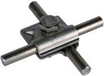 Dehn MV klem met zeskantbout 10mm roestvrij staal - 391059, Verzenden, Nieuw