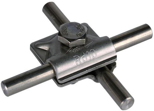 Dehn MV klem met zeskantbout 10mm roestvrij staal - 391059, Doe-het-zelf en Bouw, Elektriciteit en Kabels, Verzenden