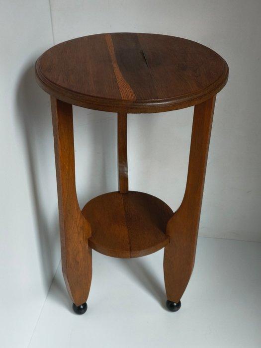 Bijzettafel - Eik - Amsterdamse School, Antiek en Kunst, Kunst | Designobjecten