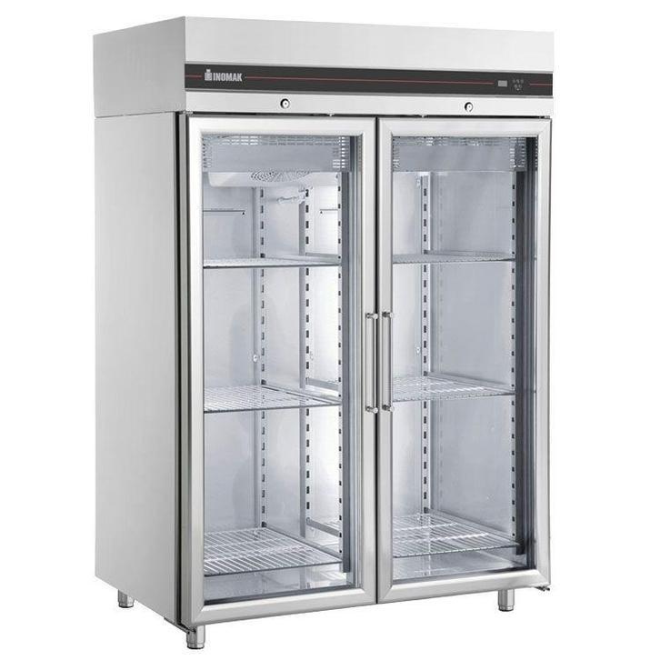 Koelkast | 1430L (2/1 GN) | RVS | -2°C/+8°C | Geforceerd |, Zakelijke goederen, Horeca | Keukenapparatuur, Nieuw in verpakking