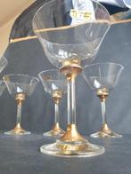 Drinkset (6) - Goud, Kristal - Gemaakt in Italië-handgemaakt