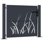 Poort 105x105 antraciet - Grasdesign | Retour deal | 55%..., Tuin en Terras, Tuinhekken en Hekwerk, Met poort, Verzenden, Nieuw