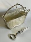 Christofle - Opener en flessenhouder set (2) - Verzilverd,