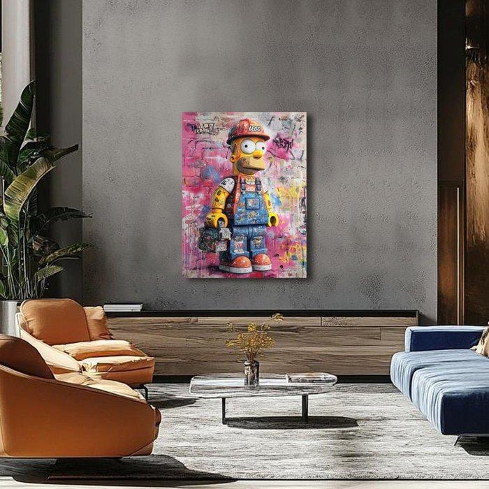 Canvas Fit - Alberto Ricardo - Homero Simpson, el, Enfants & Bébés, Jouets | Duplo & Lego