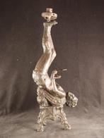 Grote bronzen - Lamp - Brons, Antiek en Kunst