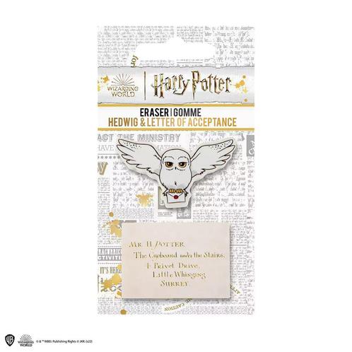 Harry Potter Hedwig & Brief Set van 2 Gommen, Collections, Harry Potter, Enlèvement ou Envoi
