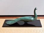 Decoratief ornament - Bronzen Pauwbeeld door Yoneji –