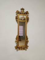 Miroir- Grand miroir avec peinture à lhuile originale -, Antiquités & Art