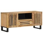 vidaXL Tv-meubel 100x34x46 cm massief ruw mangohout, Verzenden, Nieuw