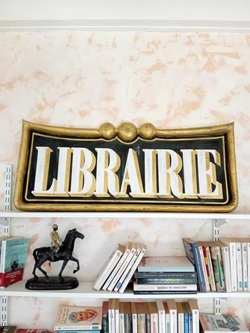 Enseigne Librairie - Reclamebord - Hout