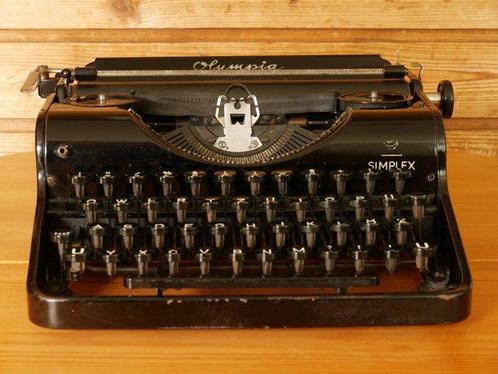 Olympia Simplex - Machine à écrire - 1940-1950, Antiek en Kunst, Kunst | Designobjecten