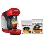 TASSIMO T11 Rood: 1400W Retour Deal! Gratis Capsules!, Verzenden, Koffiepads en cups, Afneembaar waterreservoir, Koffiemachine