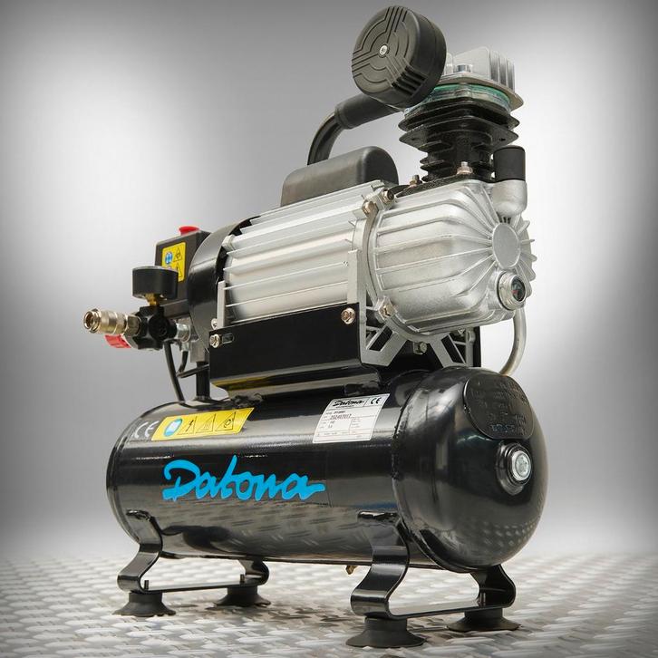 Datona Compressor voor tackers - 6L - 230V - Datona, Doe-het-zelf en Bouw, Compressors, Ophalen of Verzenden