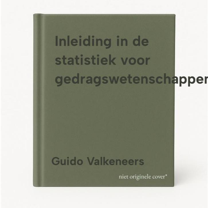 Inleiding in de statistiek voor gedragswetenschappen, Boeken, Psychologie, Zo goed als nieuw, Verzenden