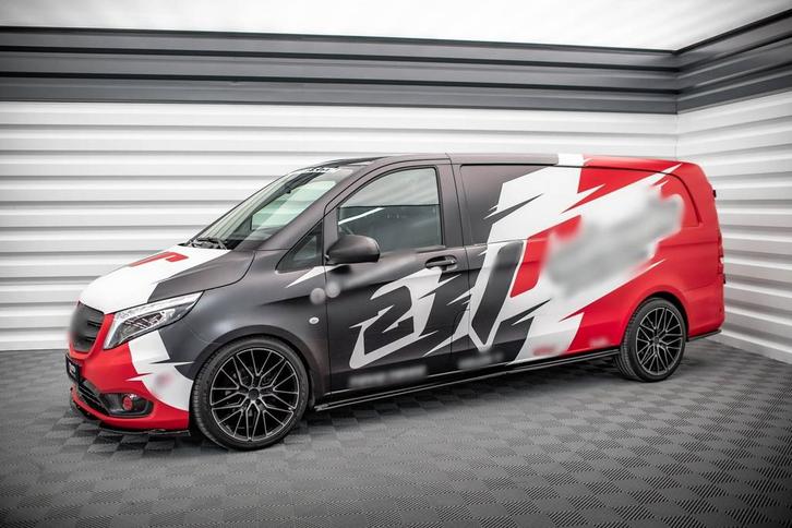 Side Skirts Diffuser voor Mercedes Benz V-Klasse W447 lang, Autos : Divers, Tuning & Styling, Enlèvement ou Envoi