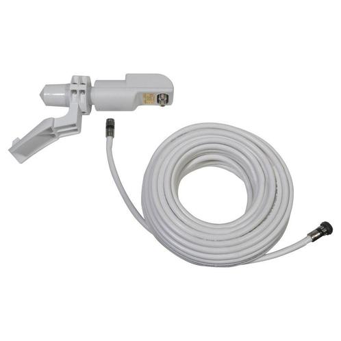 Travel Vision R6/7 65cm single TWIN LNB + houder en kabel, Télécoms, Antennes & Mâts, Enlèvement ou Envoi