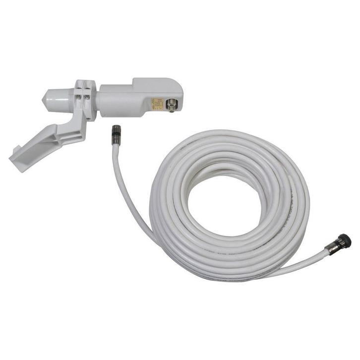 Travel Vision R6/7 65cm single TWIN LNB + houder en kabel, Audio, Tv en Foto, Schotelantennes, Nieuw, Ophalen of Verzenden