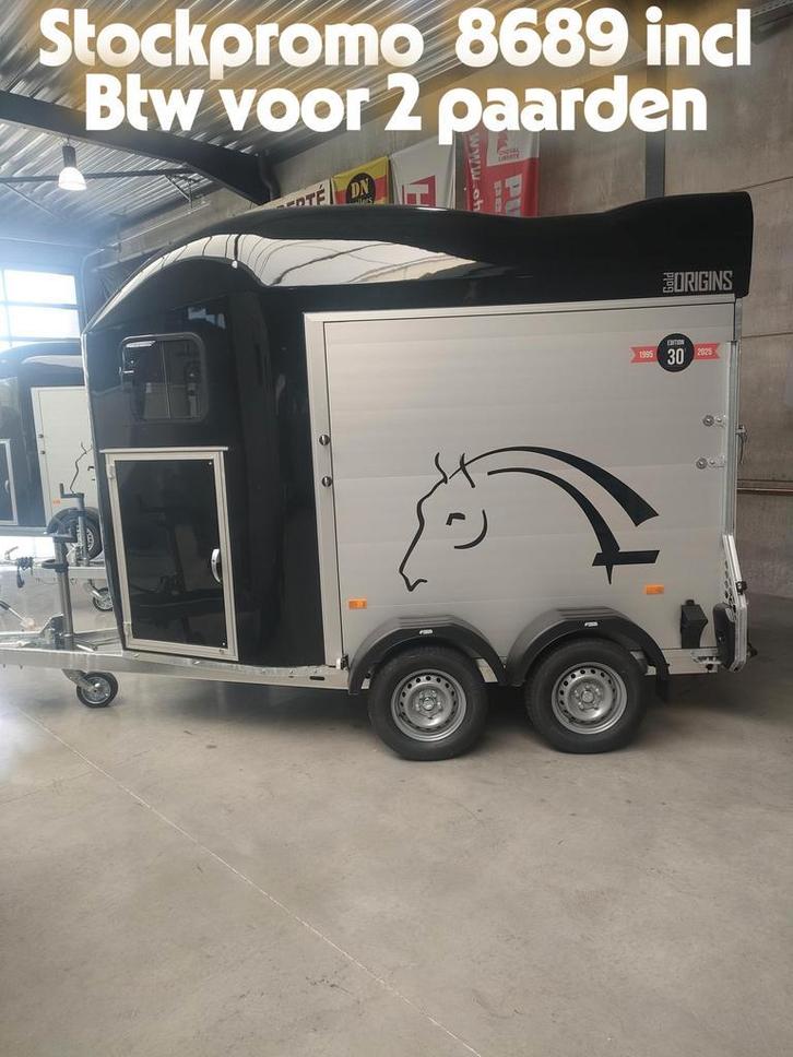 40 Nieuwe paardentrailers uit stock leverbaar Promo Deals, Dieren en Toebehoren, Paarden en Pony's | Trailers en Aanhangwagens