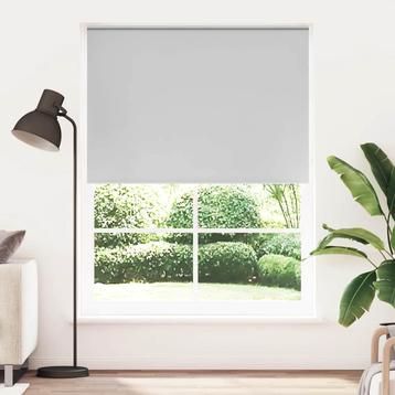 vidaXL Rolgordijn verduisterend 140 x 230 cm grijs, Verzenden