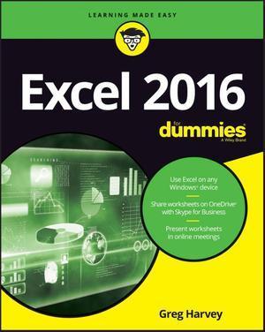 Excel 2016 for Dummies, Livres, Langue | Anglais, Envoi