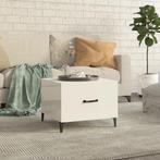 vidaXL Salontafel met metalen poten 50x50x40 cm hoogglans, Huis en Inrichting, Verzenden, Nieuw