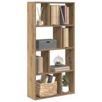 vidaXL Boekenkast 60x20x120 cm bewerkt hout artisanaal, Huis en Inrichting, Kasten | Boekenkasten, Verzenden, Nieuw