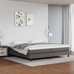vidaXL Bedframe kunstleer grijs 200x200 cm, Verzenden, Nieuw