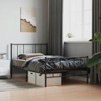vidaXL Cadre de lit métal avec tête de lit/pied de lit, Verzenden