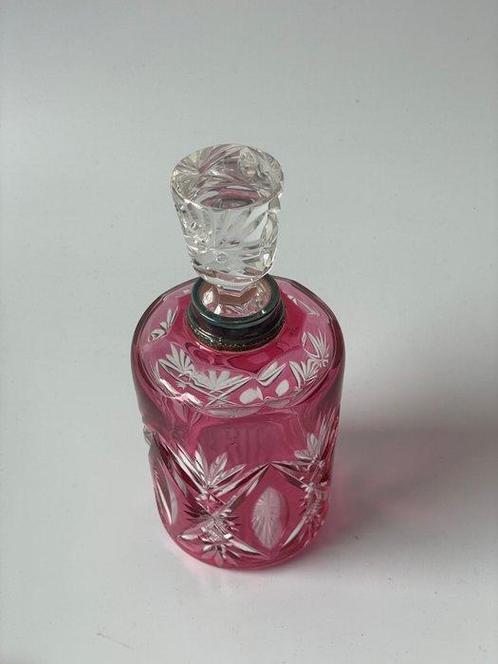 Val Saint Lambert - Flacon de parfum - Argent 925 - cristal, Antiek en Kunst, Antiek | Glaswerk en Kristal