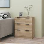 vidaXL Dressoir 60x30x70 cm bewerkt hout sonoma eikenkleurig, Huis en Inrichting, Kasten | Dressoirs, Verzenden, Nieuw