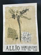 René Allio - Vintage lithographic poster - Galerie Lara, Antiek en Kunst