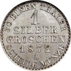 Duitsland, Pruisen Willem I. Groschen 1872 - NGC MS62, Postzegels en Munten