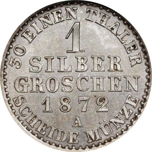 Duitsland, Pruisen Willem I. Groschen 1872 - NGC MS62, Postzegels en Munten, Munten | Europa | Niet-Euromunten