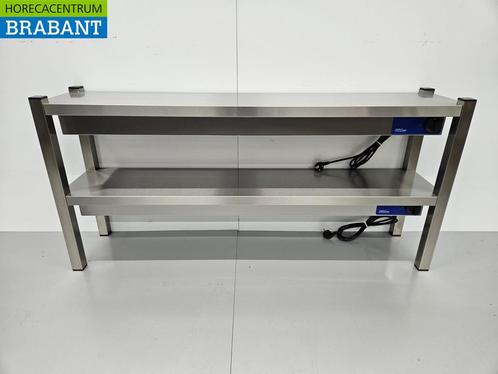 RVS Dubbele Warmtebrug Warmhoudbrug Verwarmde Etagere, Zakelijke goederen, Horeca | Keukenapparatuur, Ophalen of Verzenden