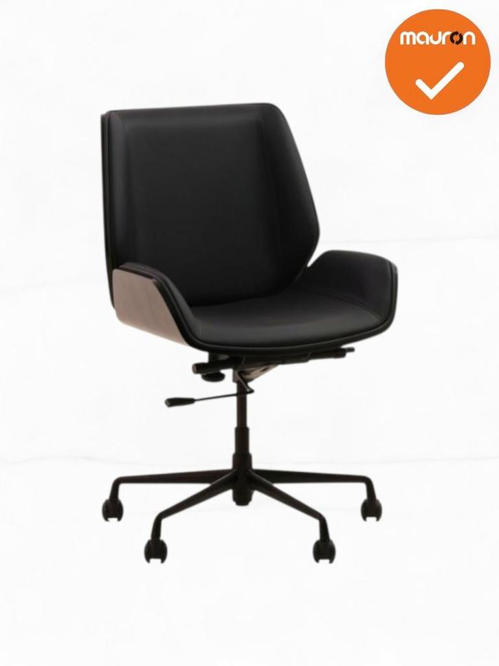 Vergaderstoel Charles - NIEUW - zwart kunstleer, Articles professionnels, Aménagement de Bureau & Magasin | Mobilier de bureau & Aménagement