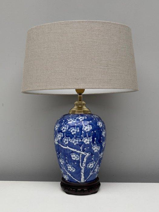 Tafellamp - Messing, Porselein, Hout, Antiek en Kunst, Curiosa en Brocante