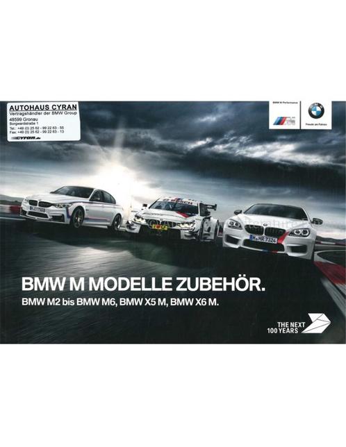 2016 BMW M MODELLEN | M PERFORMANCE ACCESSOIRES BROCHURE, Boeken, Auto's | Folders en Tijdschriften